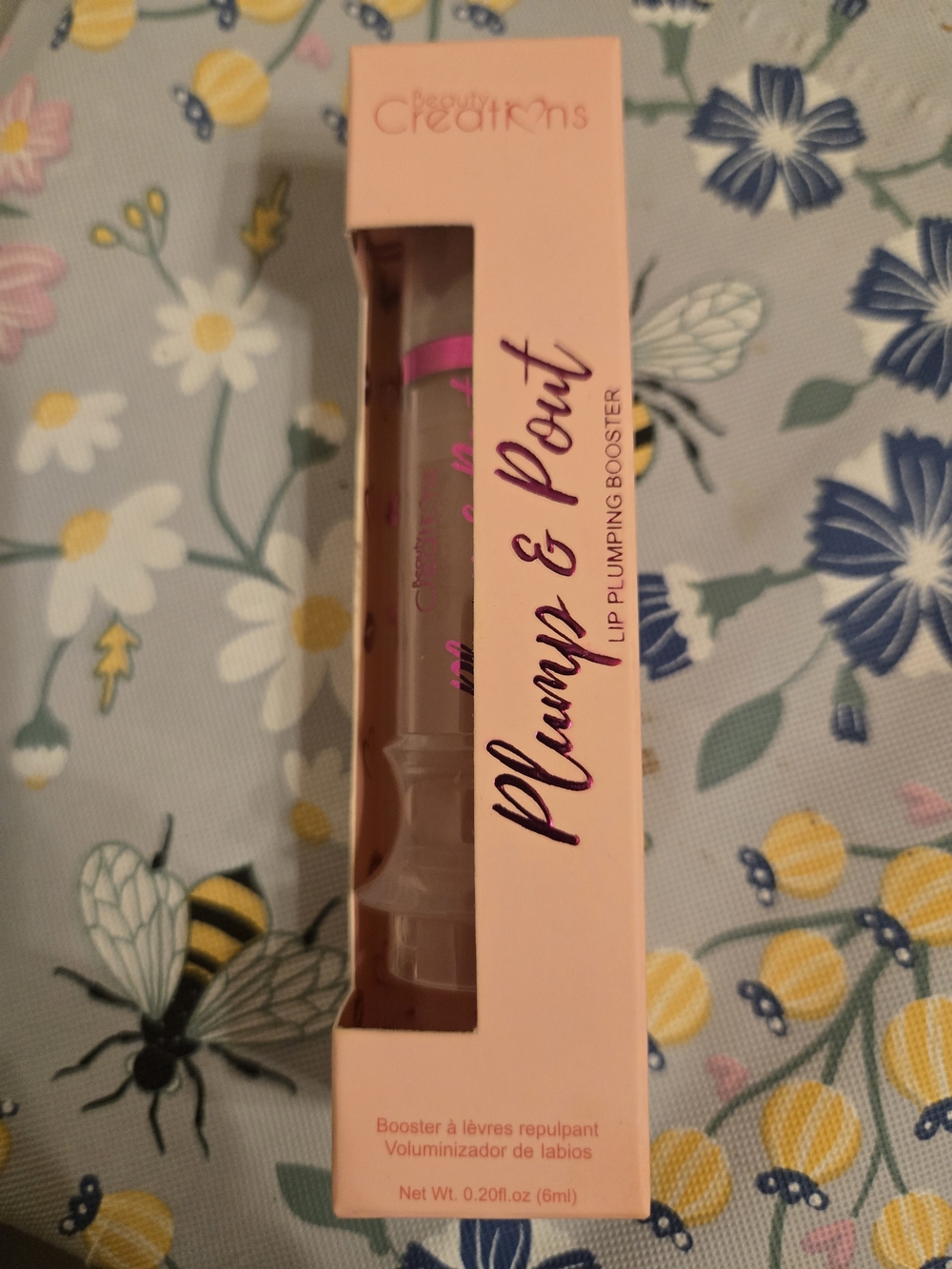 Beauty Creations Plump & Pout Lip Plumping Booster - Peachy Pink Packaging